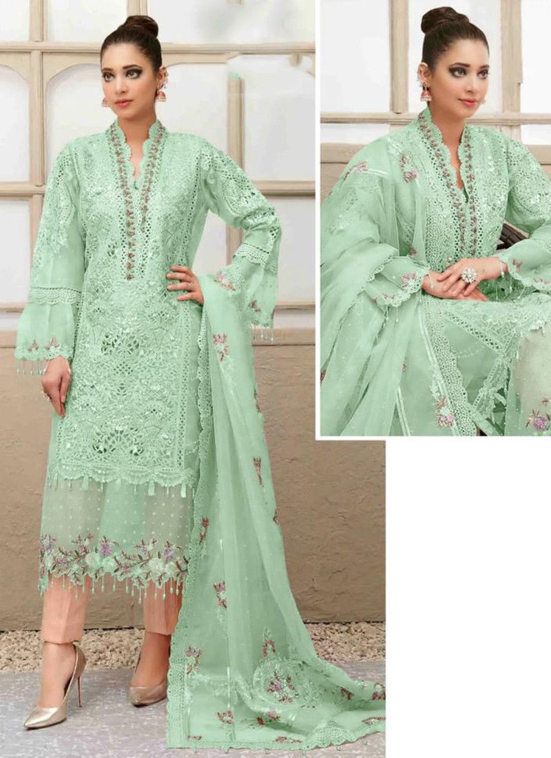 Green Colour Tawakkal Vol 3 AL Khushbu New Latest Designer Ethnic wear Pakistani Salwar Suit Collection 3028 A